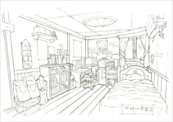 majin-lu:  Uzumaki’s Home: Boruto’s room and Living room/kitchen.Edit: Added to other 2 from past week.