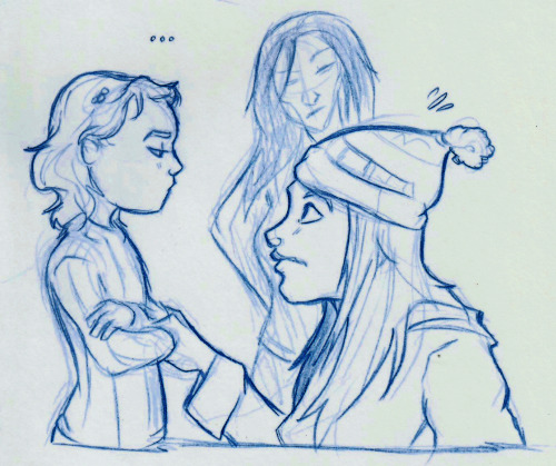 julipy: Beanies. That’s the main theme for today’s sketches. (Also, I think this is the 