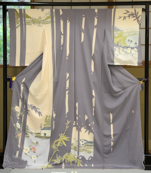 kagayuzen: The 46th Kaga-Yuzen New Work CompetitionVisiting Dress “Mahoroba” Tetsuya Shi