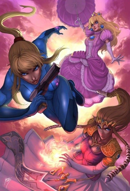 supersmashbrospics: Brawlin’ Ladies by *Quirkilicious