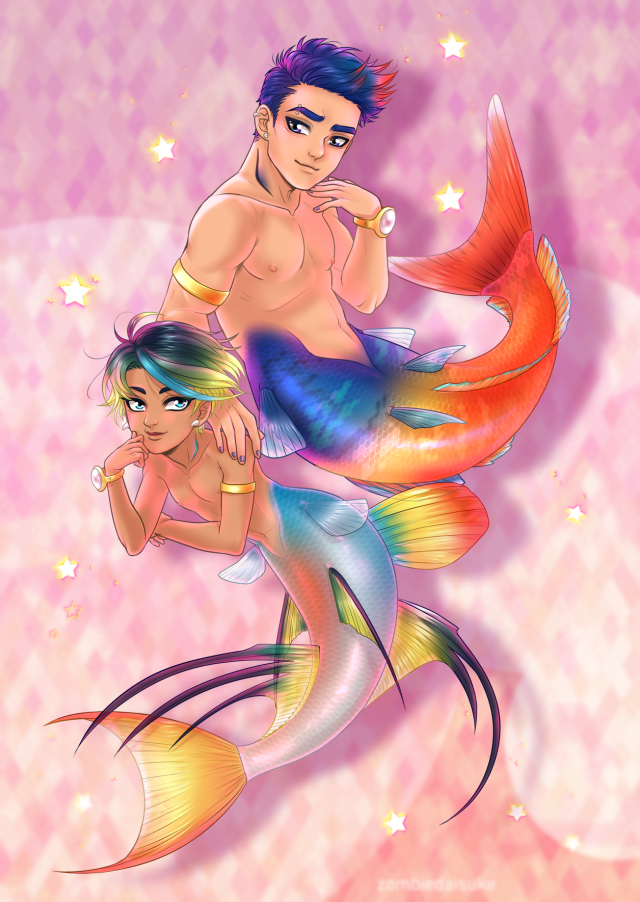 based on the bosemani rainbowfish (melanotaenia bosemani) and the threadfin rainbowfish (iriatherina werneri)