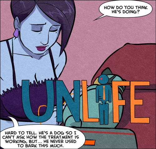 zackri:
“[New Page] - [Start From the Beginning] - [Patreon]
I hope you’ve all been enjoying reading unlife! Other than being a patron, Sharing the comic and reblogging is the best way to help support us.
”
Support my bud make Unlife!