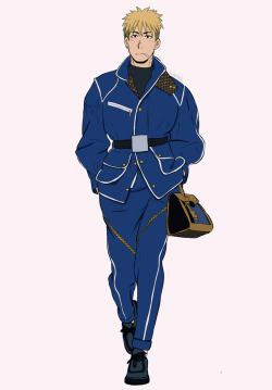 hobitteh:my friend saw this louis vuitton look, and it reminded them of FMA, so I drew havoc wearing it