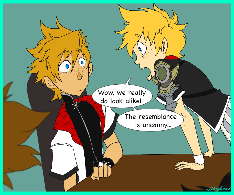 hezuart:  Sora: “You can call me &ldquo;daddy” from now on!“ Ventus: &quot;What?