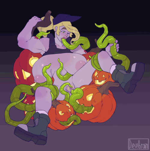 dieselbrain:Ooooooo Alex and some pumpkin bepis for halloween ooooooo! If you’d like to support my w