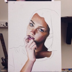 nudit:  ozei:made some progress on my painting