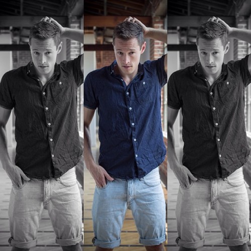 thedaveywaveyofficial:  Double denim. Triple Davey. #jorts 