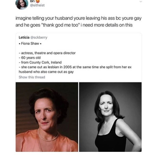 monkeysaysficus: biconic-evil-panda:  More people need to see this. We stan a multi talented Irish gay icon   GET IT PETUNIA DURSLEY!!! 