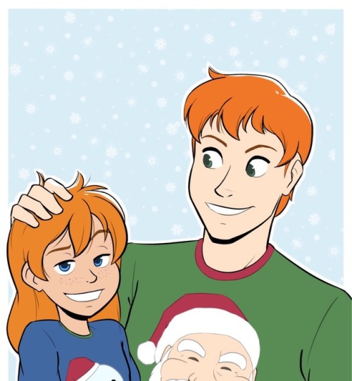 redraider91: redraider91:  The Gardner family is getting their Holiday photos ready to be sent out. Here’s one of each parent with their favorite, not that they’ll tell you that, kid! Art by @pixelpulp  Morning/Early afternoon reblog 