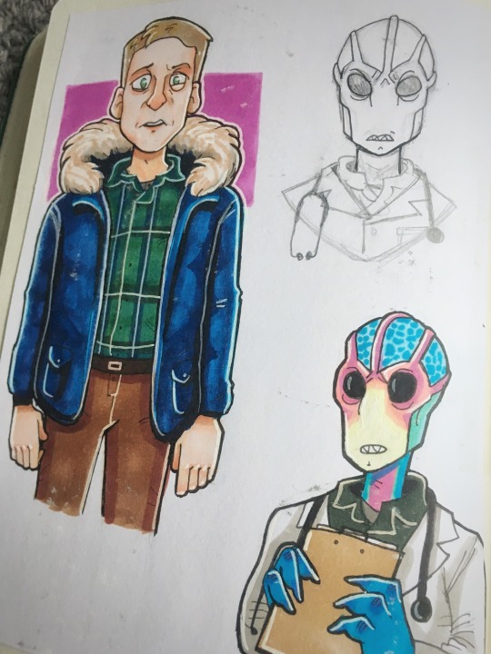 XXX aspinksartblog:Resident Alien! Harry and photo