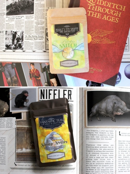 sosuperawesome:Enamel Pins, Looseleaf Tea, Postcard Prints and Bookmarks by Riddles Tea Shoppe on Et