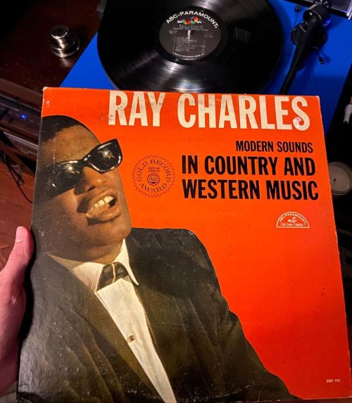 Love this surprise hit of a record—Ray Charles, looking for a new niche in the pre-Beatles lull in p