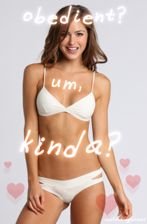 makesmeganwet: Once you’ve pinned me to the bed…  Brat Ownership Guide