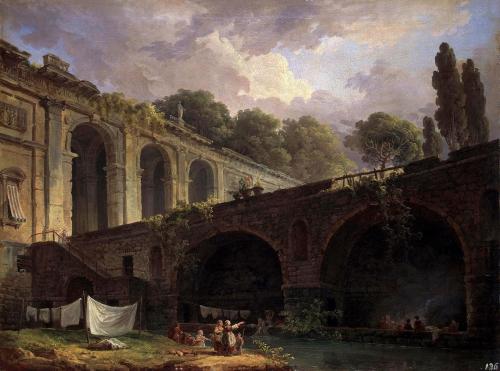 Hubert Robert - Villa Madama near Rome - 1767
