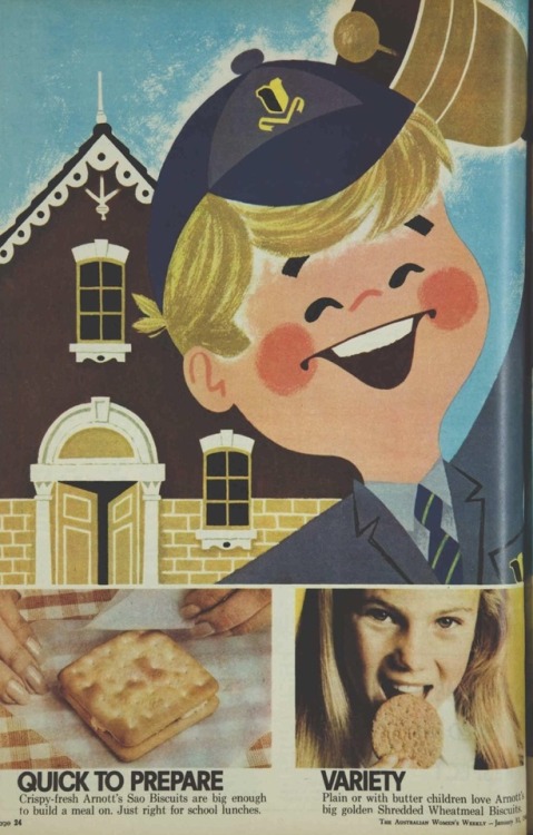 Adorable ad from Arnotts, 1968