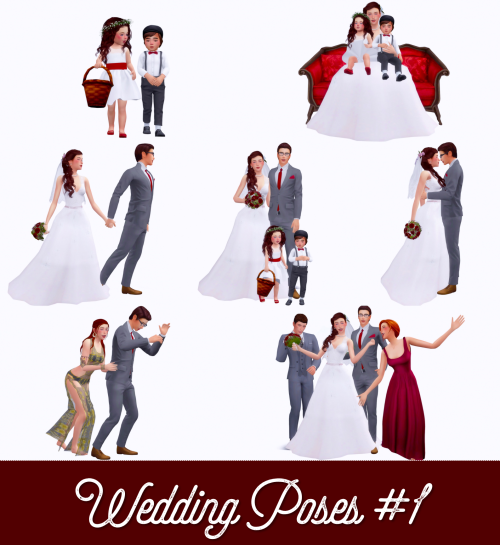 atashi77: Wedding Poses #1: Requested by one of my Tier 3 Patrons. Read here about requesting poses.