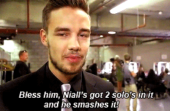 Porn photo horaneyes:  Liam being proud of Niall x 