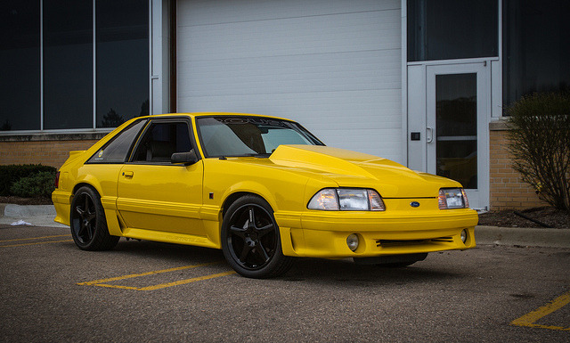 ford-mustang-generation:  Evan’s 1988 Fox Body 5.0 by .Ben Kaptured Photography.