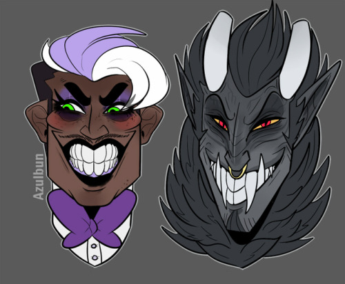 azulbun:Creepier King Dice and Devil plus pip and Dot!