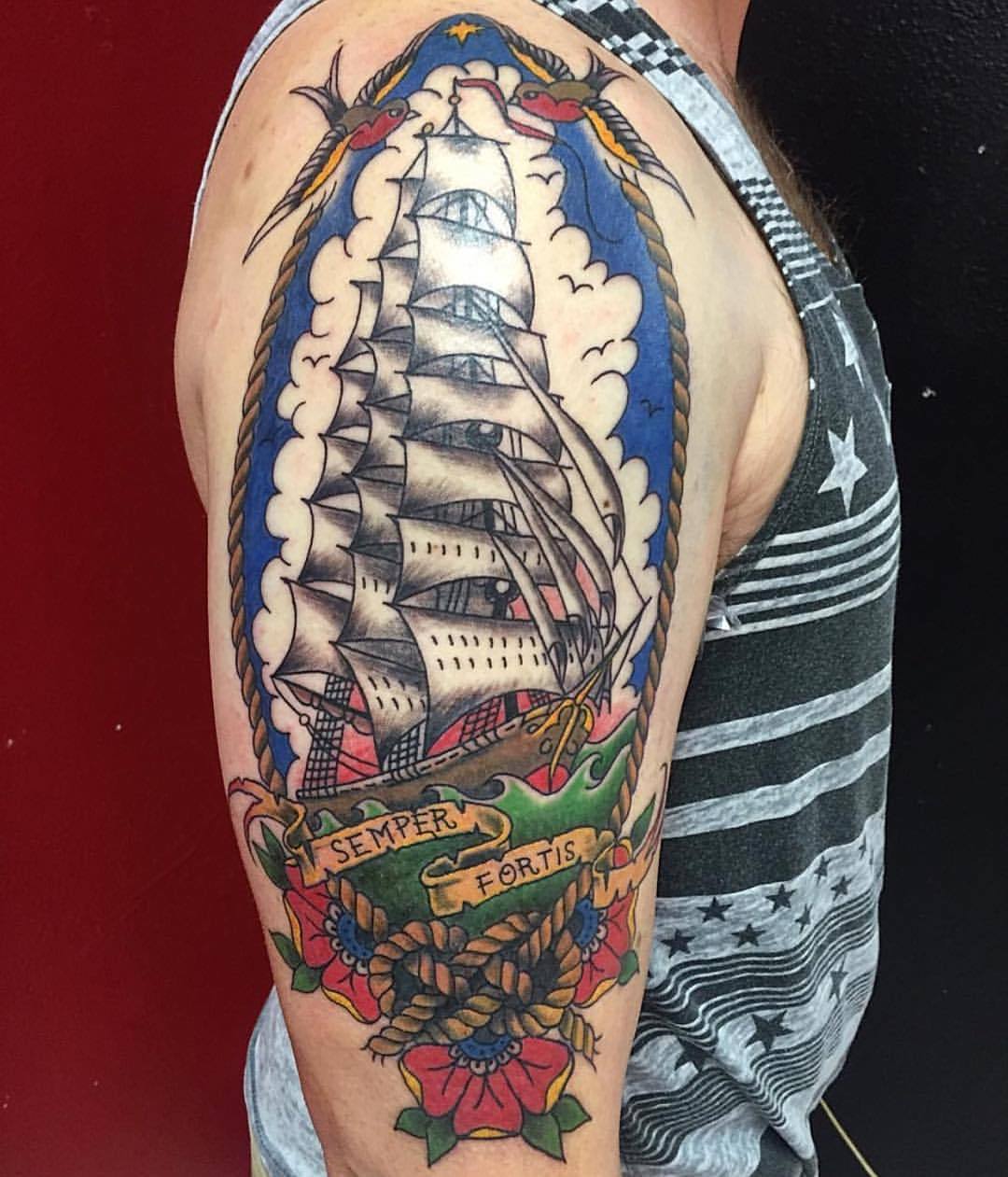 Jade Buddha Tattoo Co Www Jadebuddha Tattoo Rudi Traditional Sailor