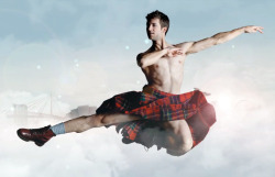 keithersc:  Spring Fling: Remi Andreoni in the Scottish Ballet’s production of Matthew Bourne’s Highland Fling. 