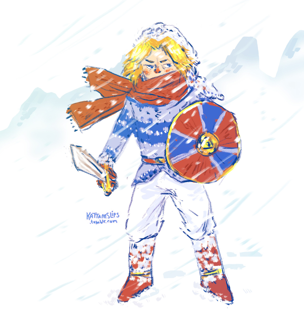 kattamslips:  Scandinavian Link Mountains, snow, no fucking sun ever, trolls, potatoes????