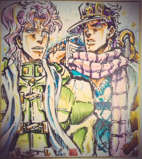 alishadied: This is official art taken from a jojo animator’s twitter in a hypothetical situat