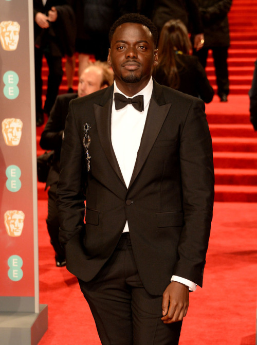 celebsofcolor: Daniel Kaluuya attends the EE British Academy Film Awards (BAFTA) held at Royal Alber