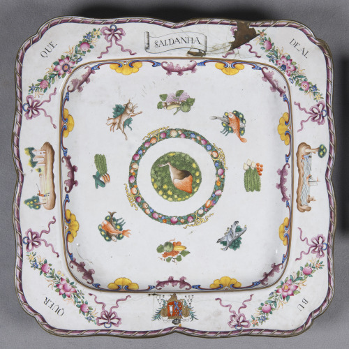 While we wrote last week about the fascinating history of this tray and cover, it presented equally 