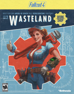 theomeganerd:  Fallout 4 ‘Wasteland Workshop’ DLC Coming April 12 Fallout 4 – Wasteland Workshop Trailer Fallout 4’s second add-on, Wasteland Workshop, will be available worldwide on Tuesday, April 12, on Xbox One, PlayStation 4 and PC. With Wasteland