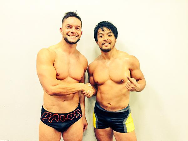 sinfuljiminy: @wwebalor: Good luck my friend 私は幸運を祈る @HideoItami  #Wrestemania31