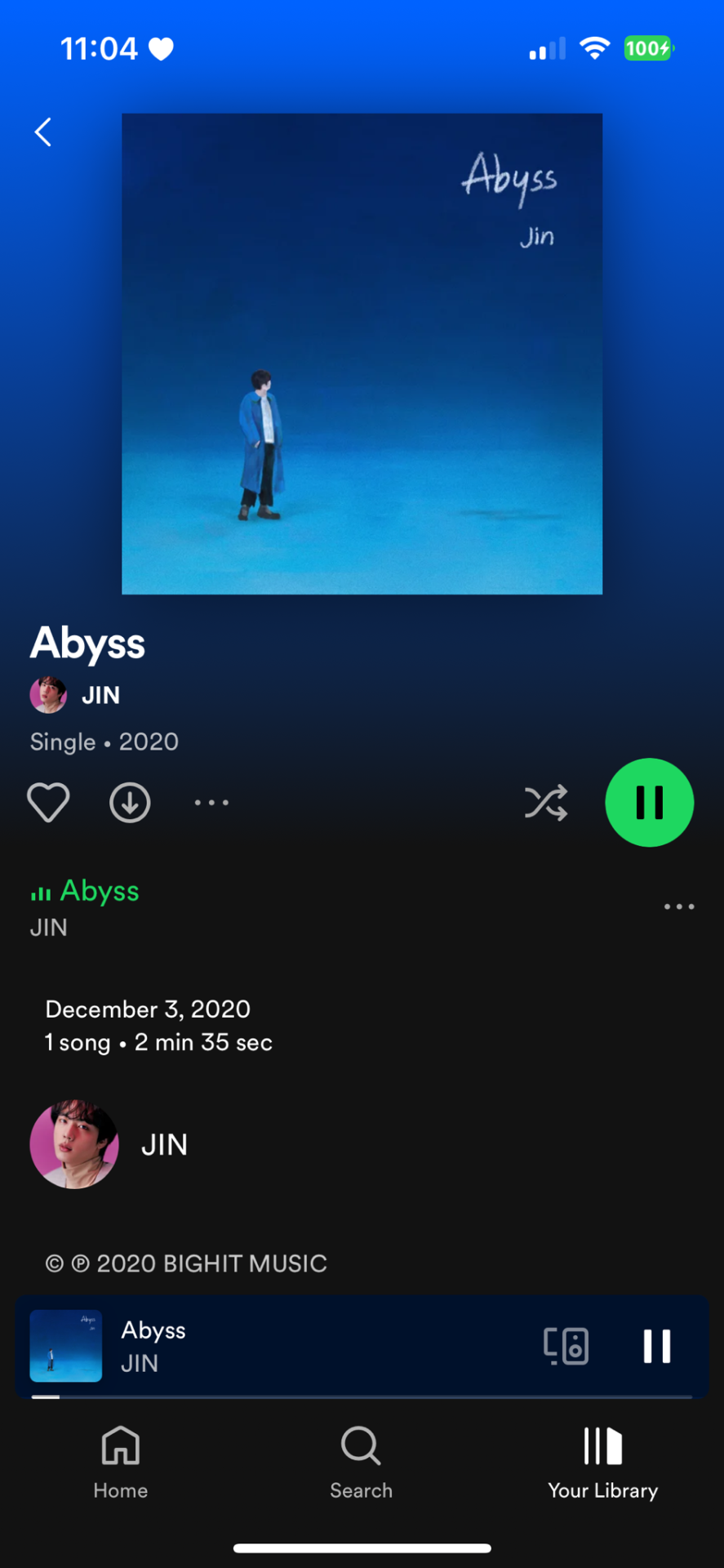 THEY ADDED ABYSS TO SPOTIFY !! 😭💕🥳😫