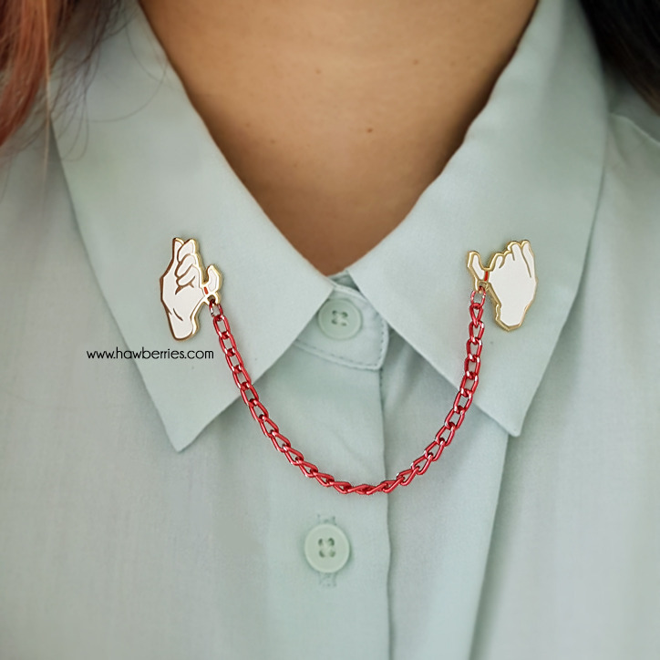 hawberries:  The red string of fate joins the hands of destined lovers, transcending