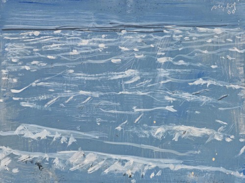 Gray Marine   -     Alex Katz, 2000American, 1927-Oil paint on hardboard ,  230 x 305 x 3 mmTate / N