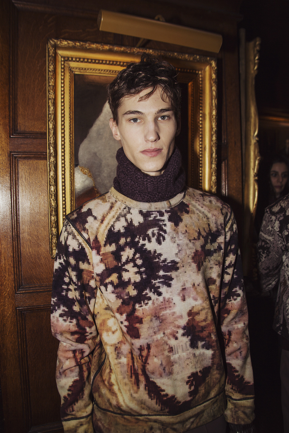 godblessmalemodels:  Pringle of Scotland F/W 15.16 backstage by Ieva Blazeviciute.