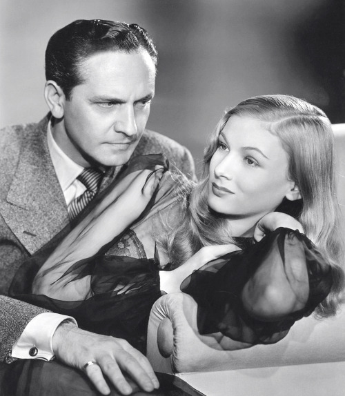 Fredric March and Veronica Lake in I Married a Witch (René Clair, 942)