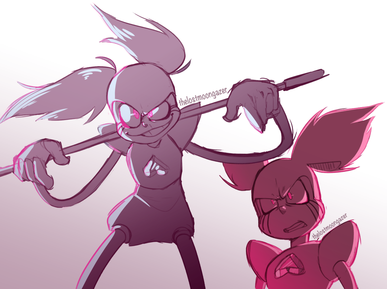 thelostmoongazer:  if yall have been wondering what ive been drawing for the past