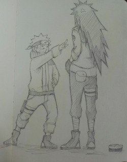 Fineillsignup:  Sketches From Madara As Team 7 Sensei Au By Delicate Mementotranslated