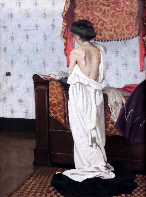 fleurdulys:Nu de dos dans un interieur - Felix Vallotton