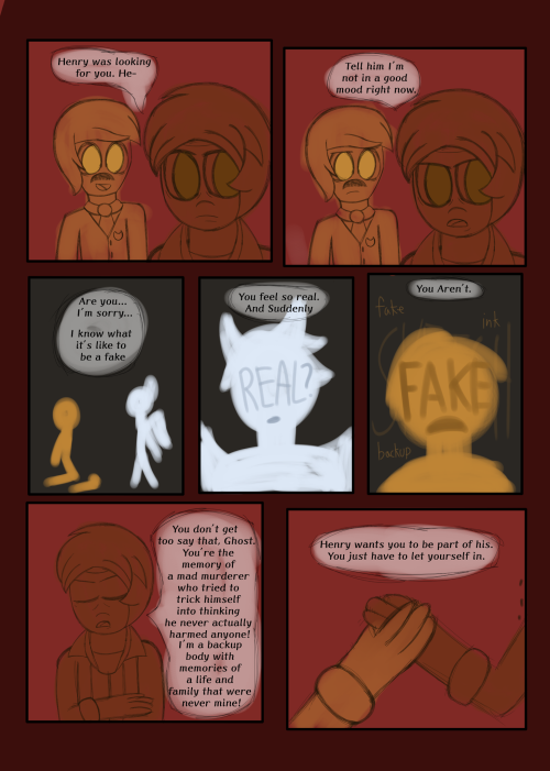 Very Rush Comic But, Was Thinking About The Future Of My Batim Au (after The Dark Revival Arc Which Im
