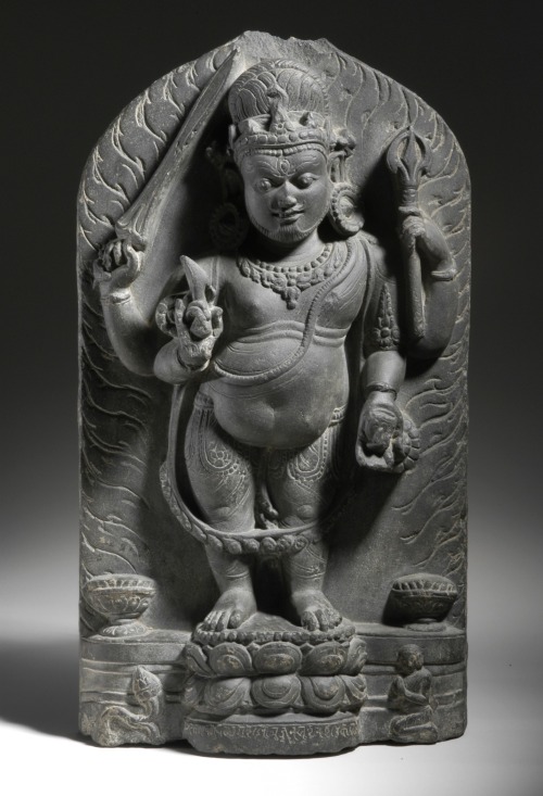 Mahakala, pala art from Bengal