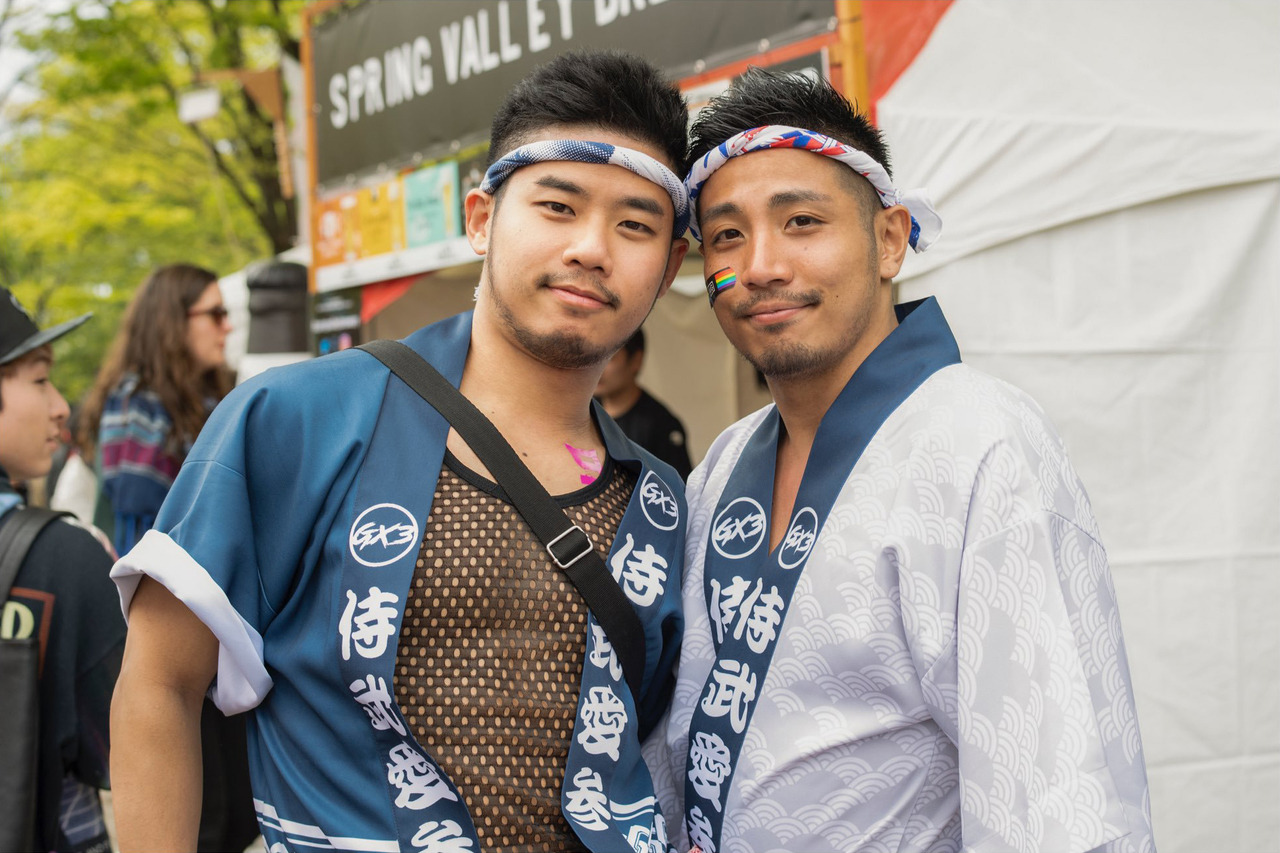celebswhogetslepton:  Sio Chang and Sasuke at Tokyo Rainbow Pride