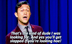 killerkanye:  Joseph Gordon-Levitt lip syncing Super Bass (x) 