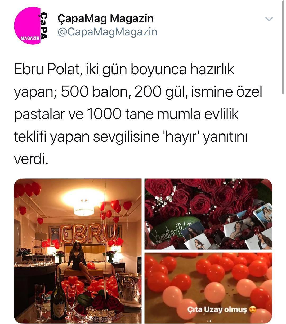 Ebru Polat, iki gün...