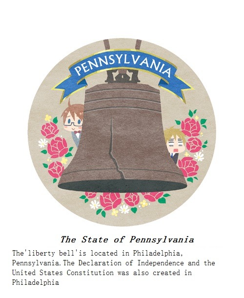 あめりか50州全部描いたよ The Fifty States Of America Drawn