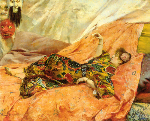 Georges Antoine Rochegrosse, Portrait of Sarah Bernhardt, 1894