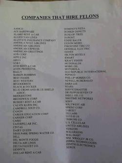 originallrose:  Here is a list of companies