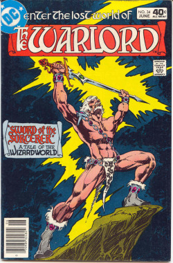 comicbookcovers:  Warlord #34, June 1980, cover by Mike Grell 