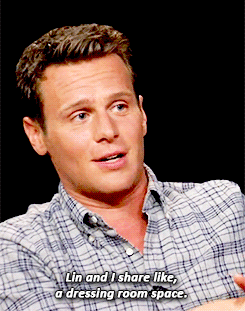 jgroffdaily: […] Being surrounded by Lin’s energy alone… Lin and I share like,