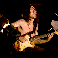 wildpurpleworld:   John Frusciante during ‘Under The Bridge’ live at Slade Castle